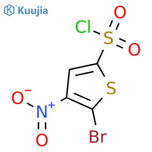 5-Bromo-4-nitrothiophene-2-sulfonyl Chloride structure