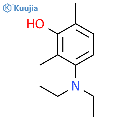 Phenol, 3-(diethylamino)-2,6-dimethyl- structure