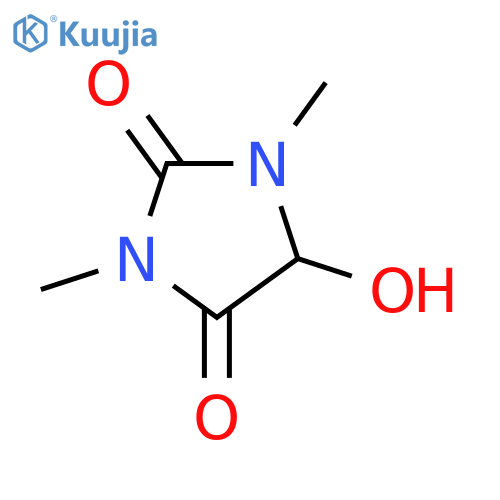 2,4-Imidazolidinedione,5-hydroxy-1,3-dimethyl- structure