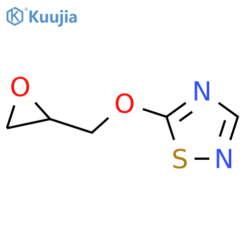 1,2,4-THIADIAZOLE, 5-(OXIRANYLMETHOXY)- structure