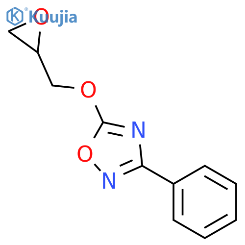1,2,4-OXADIAZOLE, 5-(OXIRANYLMETHOXY)-3-PHENYL- structure