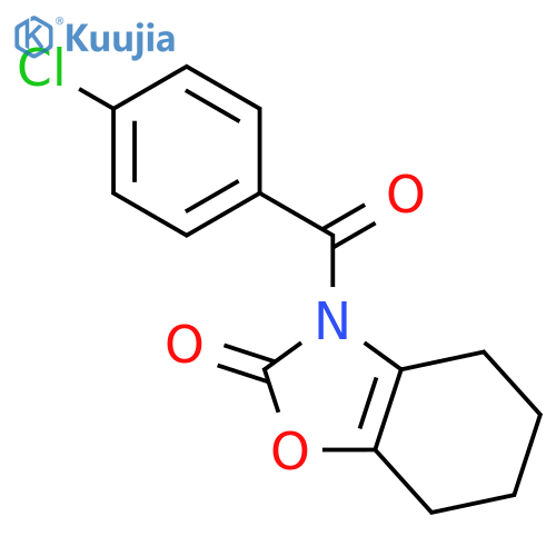 2(3H)-BENZOXAZOLONE, 3-(4-CHLOROBENZOYL)-4,5,6,7-TETRAHYDRO- structure