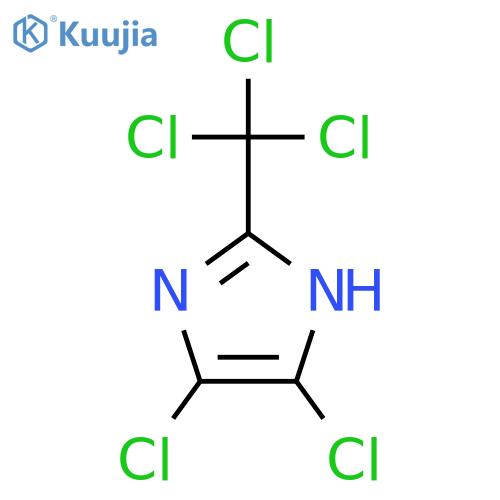 4,5-Dichloro-2-(trichloromethyl)-1H-imidazole structure