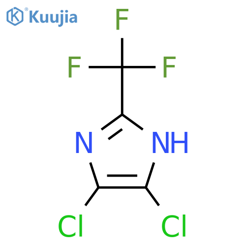4,5-dichloro-2-(trifluoromethyl)-1H-Imidazole structure