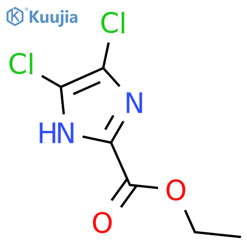 4,5-dichloro-1H-Imidazole-2-carboxylic acid ethyl ester structure