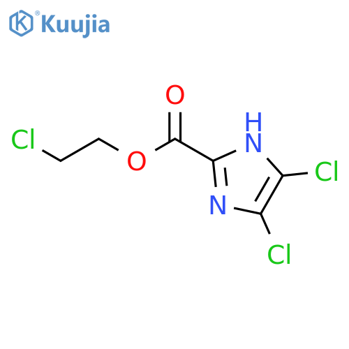 1H-IMIDAZOLE-2-CARBOXYLIC ACID, 4,5-DICHLORO-, 2-CHLOROETHYL ESTER structure