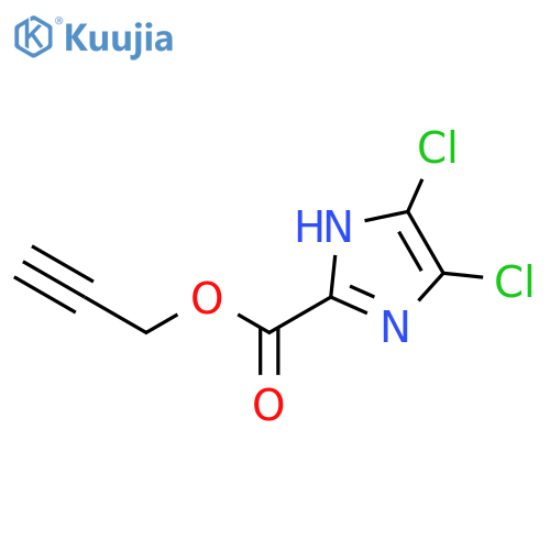 1H-Imidazole-2-carboxylic acid, 4,5-dichloro-, 2-propynyl ester structure