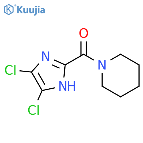 PIPERIDINE, 1-[(4,5-DICHLORO-1H-IMIDAZOL-2-YL)CARBONYL]- structure