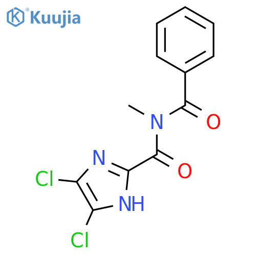1H-Imidazole-2-carboxamide, N-benzoyl-4,5-dichloro-N-methyl- structure