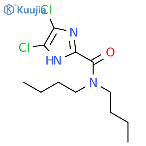 1H-Imidazole-2-carboxamide, N,N-dibutyl-4,5-dichloro- structure