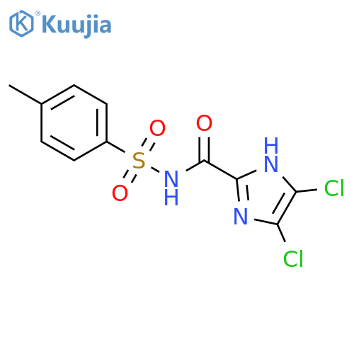 1H-IMIDAZOLE-2-CARBOXAMIDE, 4,5-DICHLORO-N-[(4-METHYLPHENYL)SULFONYL]- structure