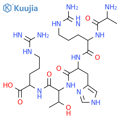 L-Arginine, L-alanyl-L-arginyl-L-histidyl-L-threonyl- structure