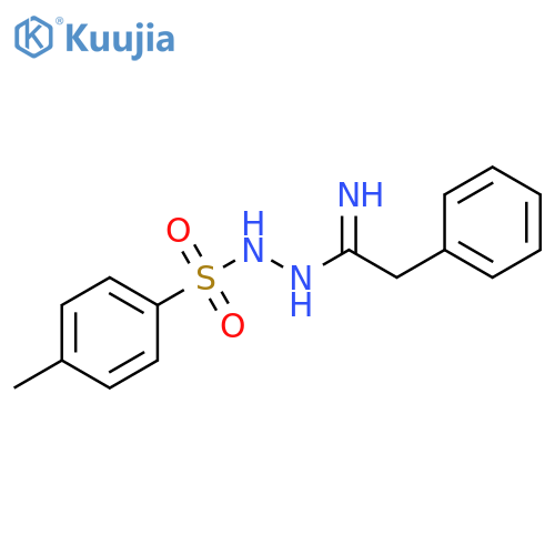 Benzeneethanimidic acid, 2-[(4-methylphenyl)sulfonyl]hydrazide structure