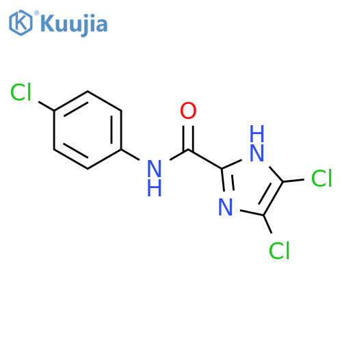 1H-Imidazole-2-carboxamide, 4,5-dichloro-N-(4-chlorophenyl)- structure