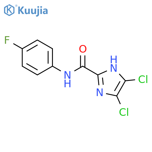 1H-Imidazole-2-carboxamide, 4,5-dichloro-N-(4-fluorophenyl)- structure