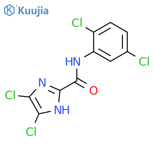 1H-IMIDAZOLE-2-CARBOXAMIDE, 4,5-DICHLORO-N-(2,5-DICHLOROPHENYL)- structure