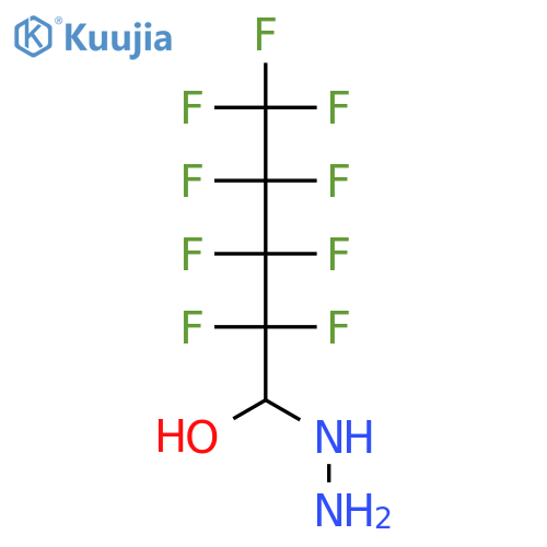 1-PENTANOL, 2,2,3,3,4,4,5,5,5-NONAFLUORO-1-HYDRAZINO- structure