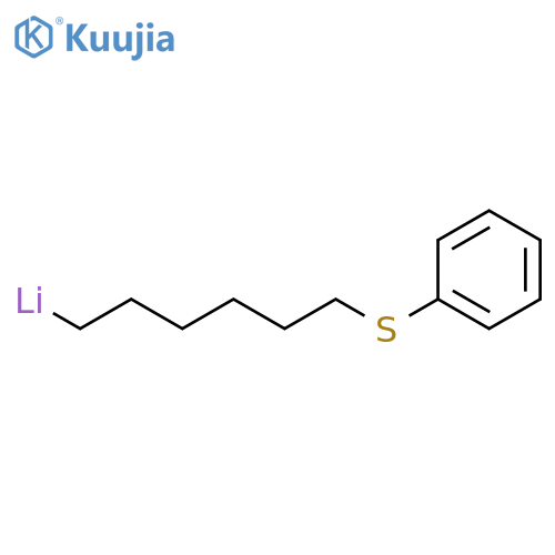 LITHIUM, [6-(PHENYLTHIO)HEXYL]- structure