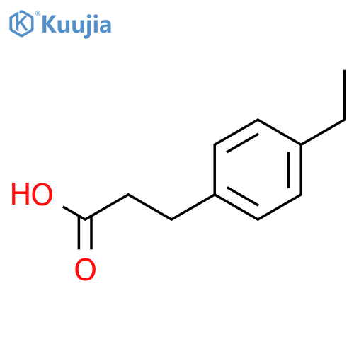 3-(4-Ethylphenyl)propanoic acid structure