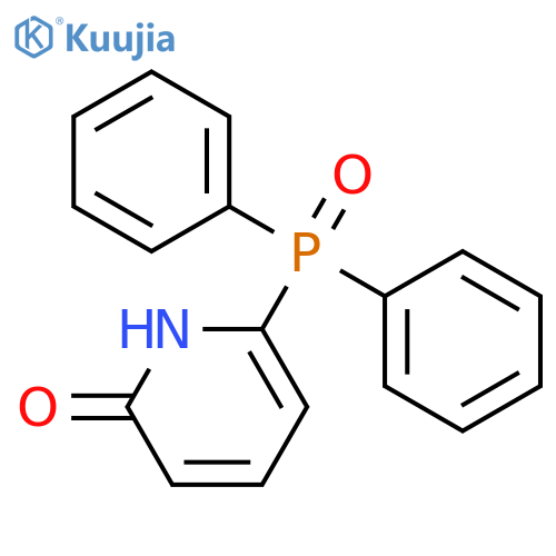 2(1H)-PYRIDINONE, 6-(DIPHENYLPHOSPHINYL)- structure