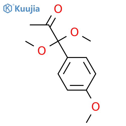 2-Propanone, 1,1-dimethoxy-1-(4-methoxyphenyl)- structure