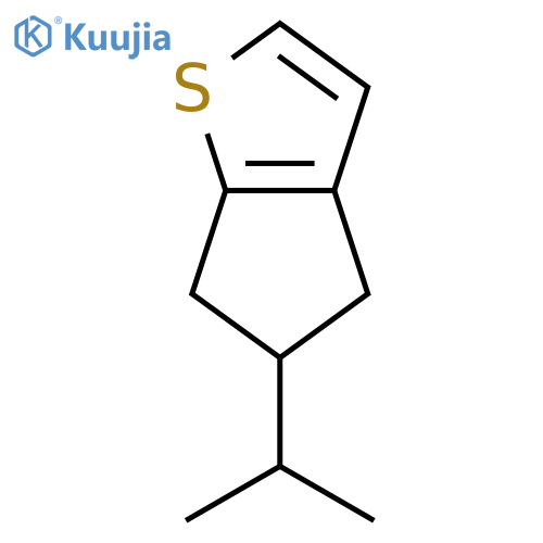 4H-CYCLOPENTA[B]THIOPHENE, 5,6-DIHYDRO-5-(1-METHYLETHYL)- structure