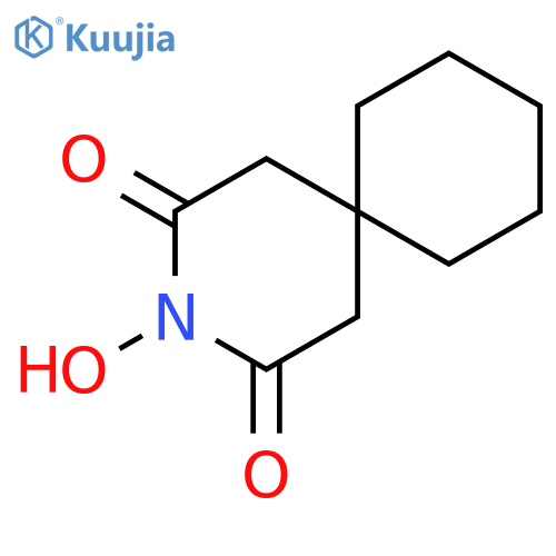 3-AZASPIRO[5.5]UNDECANE-2,4-DIONE, 3-HYDROXY- structure