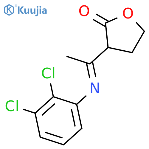 2(3H)-FURANONE, 3-[1-[(2,3-DICHLOROPHENYL)IMINO]ETHYL]DIHYDRO- structure
