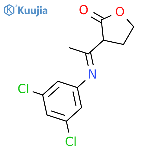 2(3H)-Furanone, 3-[1-[(3,5-dichlorophenyl)imino]ethyl]dihydro- structure