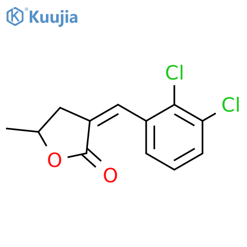 2(3H)-Furanone, 3-[(2,3-dichlorophenyl)methylene]dihydro-5-methyl- structure