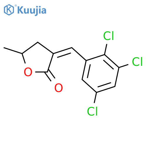 2(3H)-Furanone, dihydro-5-methyl-3-[(2,3,5-trichlorophenyl)methylene]- structure
