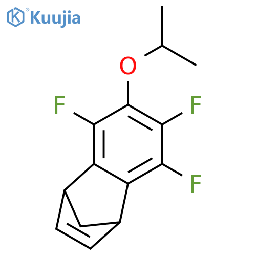 1,4-Methanonaphthalene, 5,6,8-trifluoro-1,4-dihydro-7-(1-methylethoxy)- structure