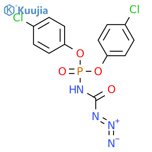 PHOSPHORAMIDIC ACID, (AZIDOCARBONYL)-, BIS(4-CHLOROPHENYL) ESTER structure