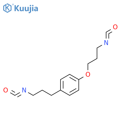 Benzene, 1-(3-isocyanatopropoxy)-4-(3-isocyanatopropyl)- structure
