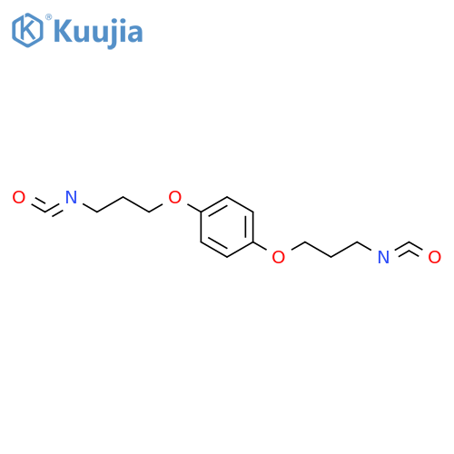 Benzene, 1,4-bis(3-isocyanatopropoxy)- structure