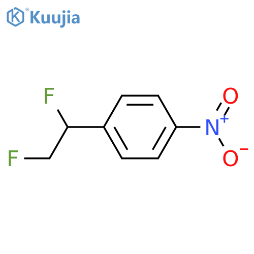 Benzene, 1-(1,2-difluoroethyl)-4-nitro- structure