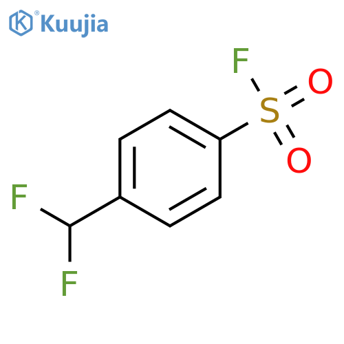 Benzenesulfonyl fluoride, 4-(difluoromethyl)- structure