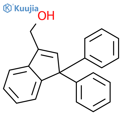 (3,3-diphenylinden-1-yl)methanol structure