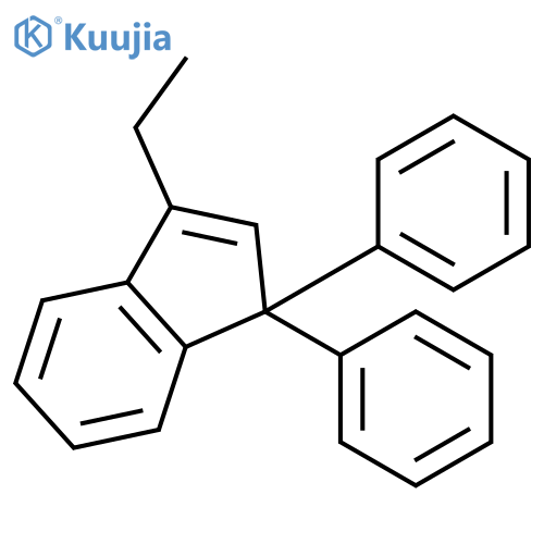1H-INDENE, 3-ETHYL-1,1-DIPHENYL- structure