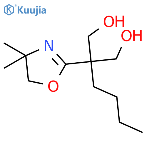 1,3-Propanediol, 2-butyl-2-(4,5-dihydro-4,4-dimethyl-2-oxazolyl)- structure