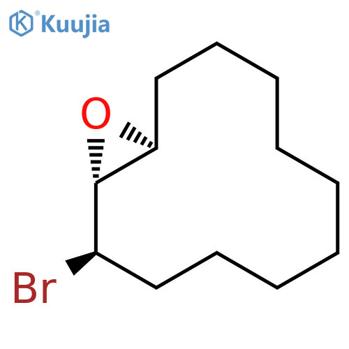 13-Oxabicyclo[10.1.0]tridecane, 2-bromo-, (1R*,2R*,12R*)- structure