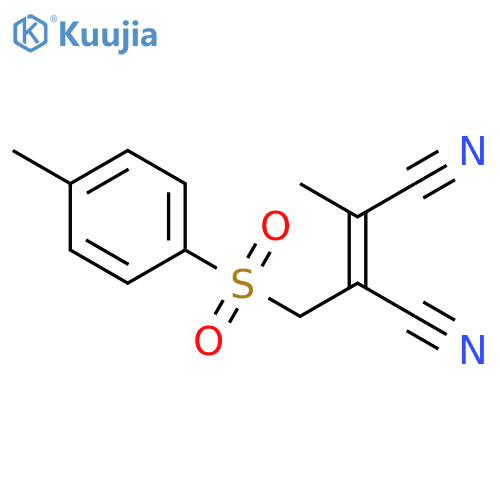 2-BUTENEDINITRILE, 2-METHYL-3-[[(4-METHYLPHENYL)SULFONYL]METHYL]-, (E)- structure