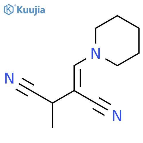 BUTANEDINITRILE, METHYL(1-PIPERIDINYLMETHYLENE)- structure