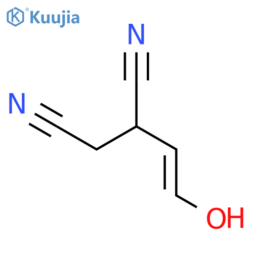 Butanedinitrile, (hydroxymethylene)methyl- structure
