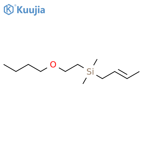 Silane, 2-butenyl(2-butoxyethyl)dimethyl- structure