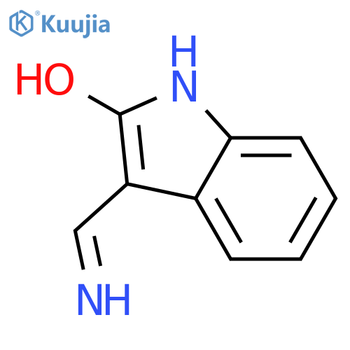 1H-INDOL-2-OL, 3-(IMINOMETHYL)- structure