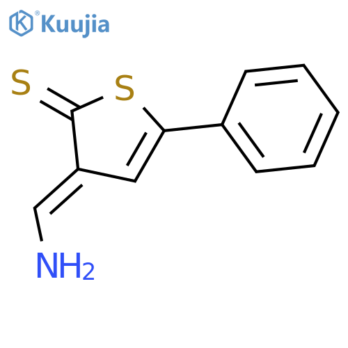 2(3H)-Thiophenethione, 3-(aminomethylene)-5-phenyl- structure