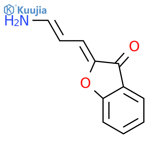 3(2H)-BENZOFURANONE, 2-(3-AMINO-2-PROPENYLIDENE)- structure
