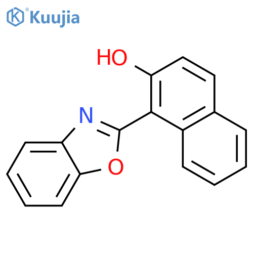 2-Naphthalenol, 1-(2-benzoxazolyl)- structure