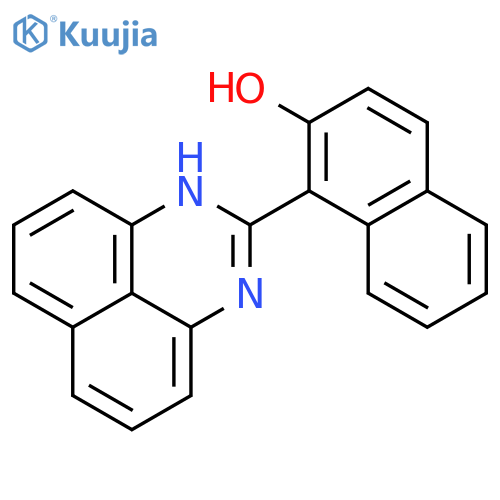 2-NAPHTHALENOL, 1-(1H-PERIMIDIN-2-YL)- structure